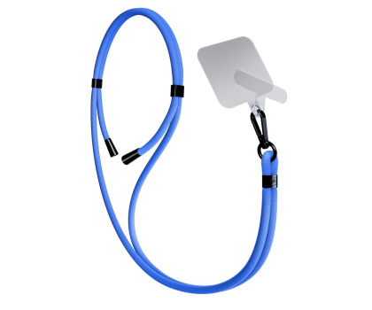 Etui do telefonów 3MK Sznurek do Etui EasyClip Blue (black) 5903108568609